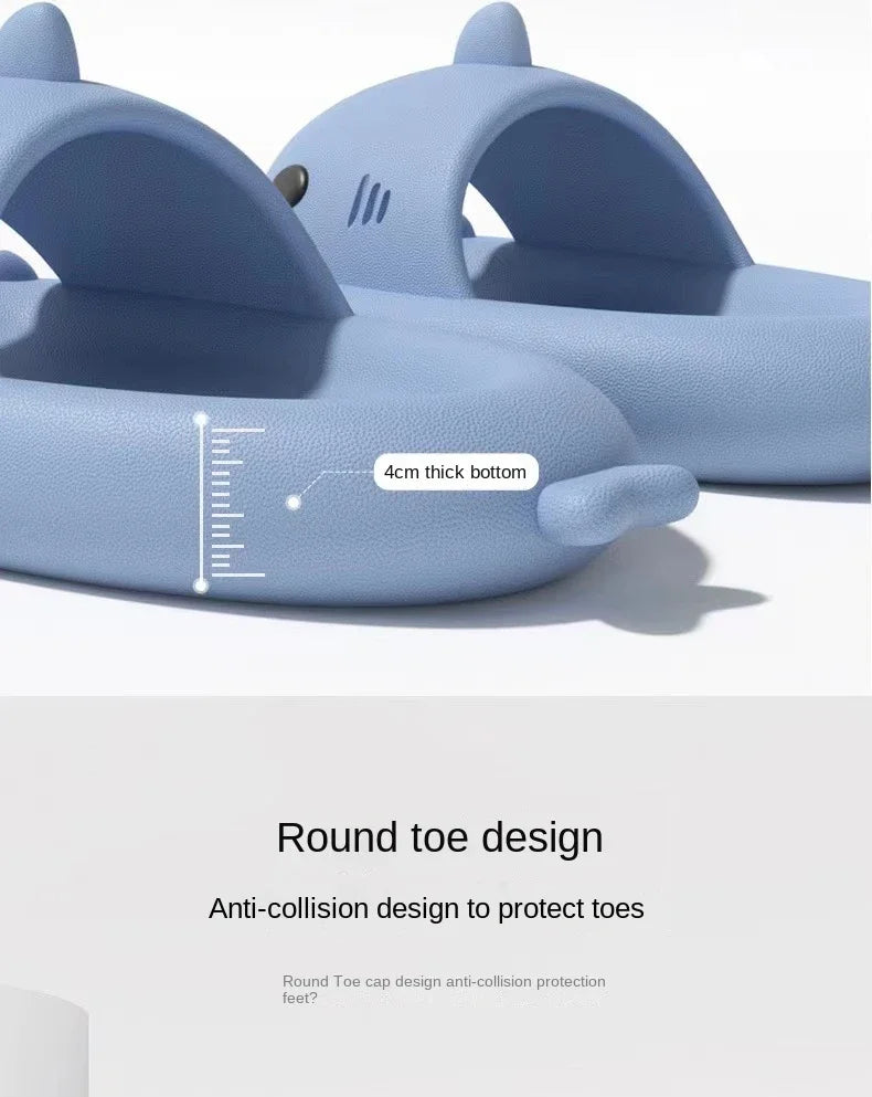 Cute Shark Slides | Non-Slip Summer Slippers for Everyone