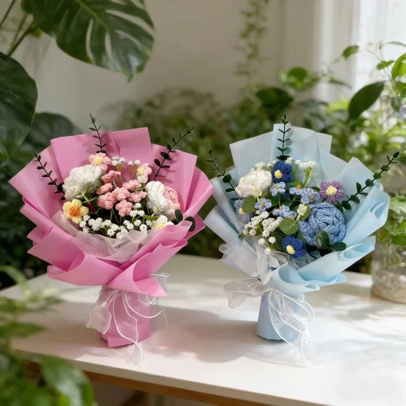 Artificial Crochet Flower Bouquet | Eternal Gift for All Occasions