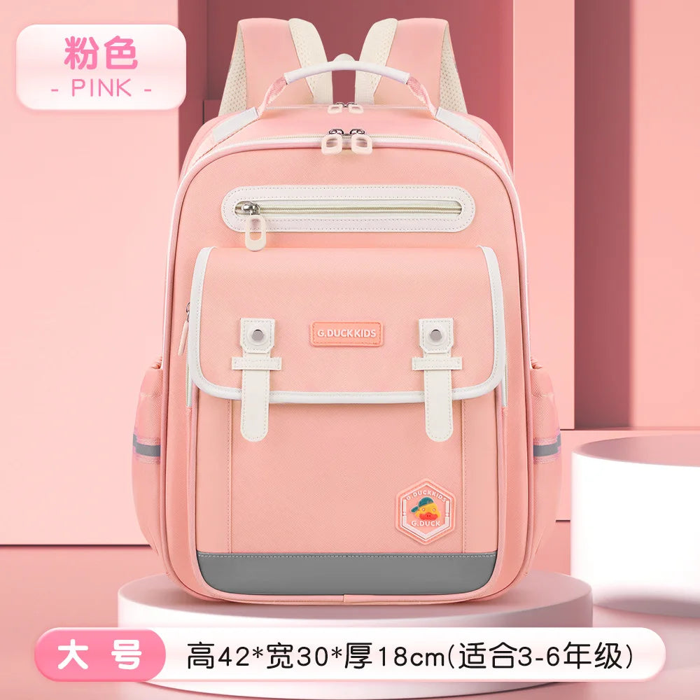 Ergonomic Kids Backpack for Grades 1-6 | Large Capacity School Bag