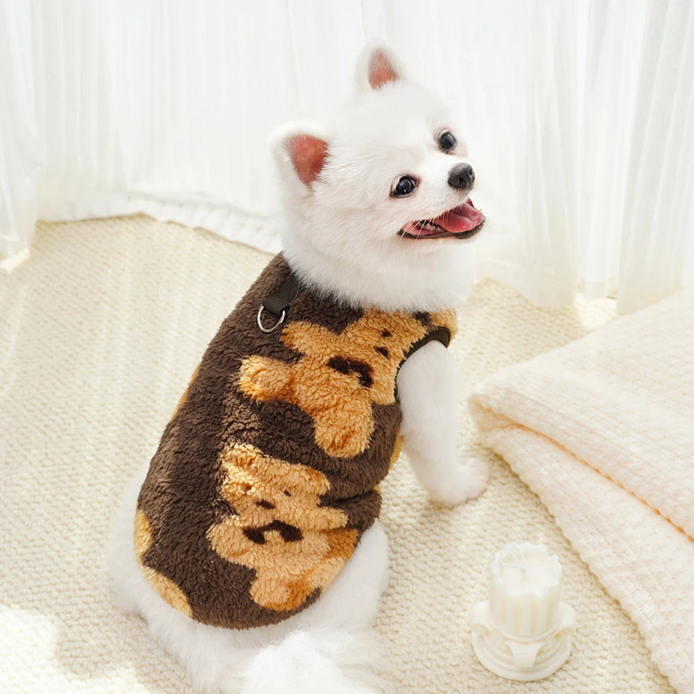 Cozy Pet Flannel Coat | Stylish & Warm Winter Clothing