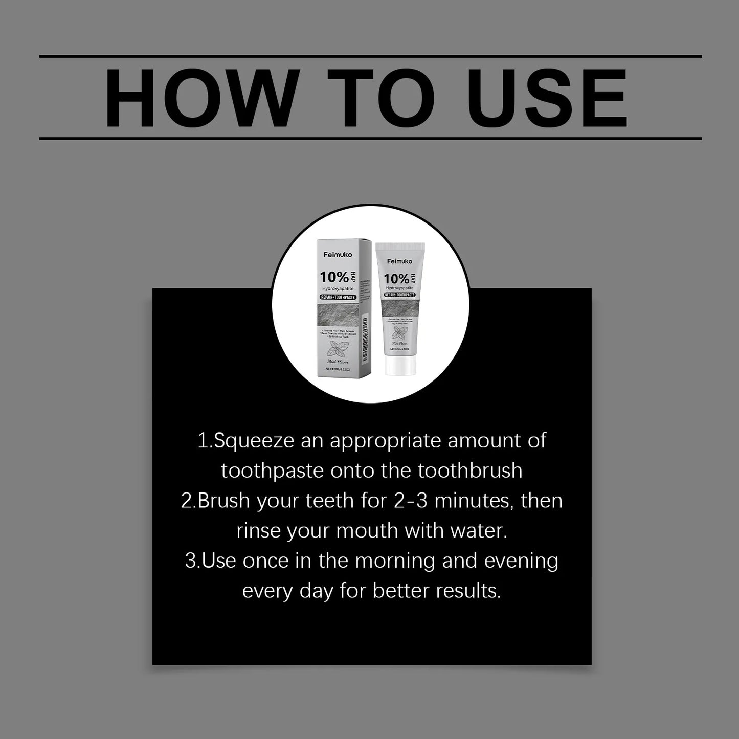 Mint Brightening Toothpaste | Gentle Daily Care for Healthy Smiles