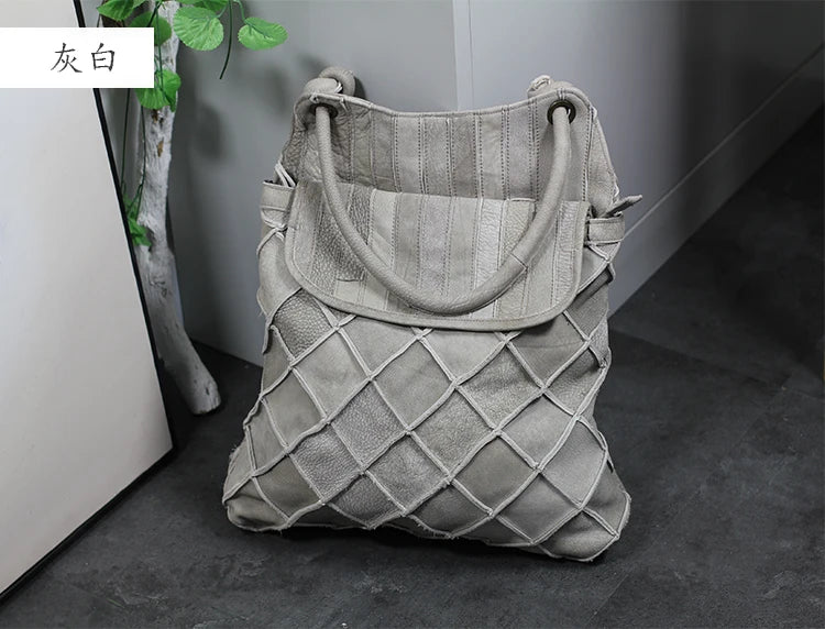 Multifunctional Leather Backpack for Women | Large Capacity Travel Bag