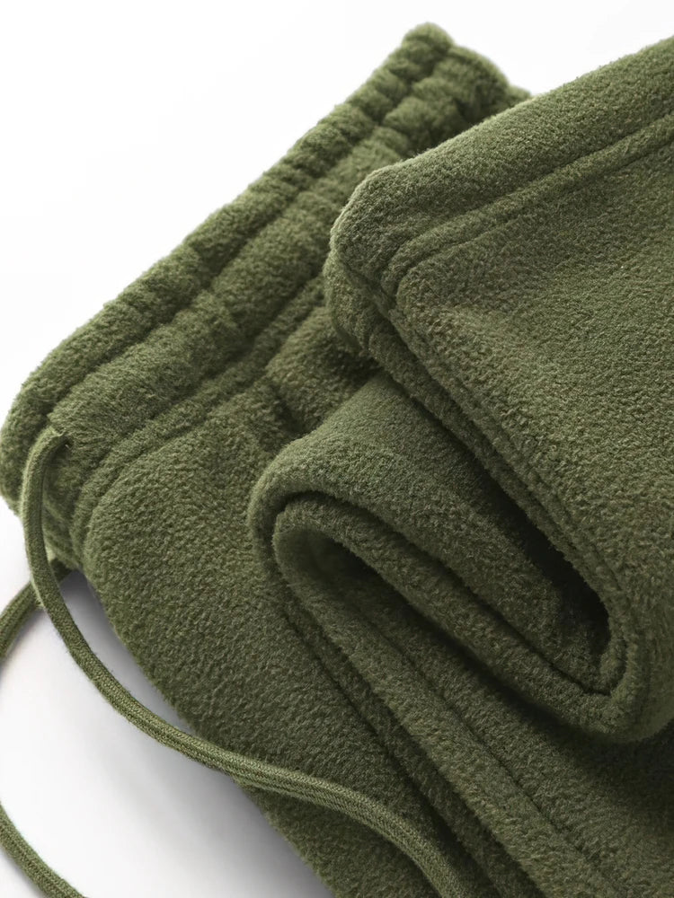 Men's Vintage Wide-Leg Fleece Pants | Warm Casual Joggers
