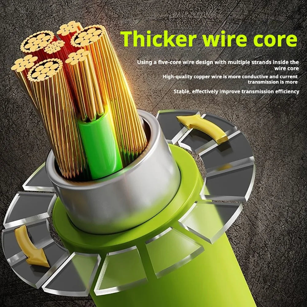 240W USB Type C Super Fast Charging Data Cable - Versatile & Durable
