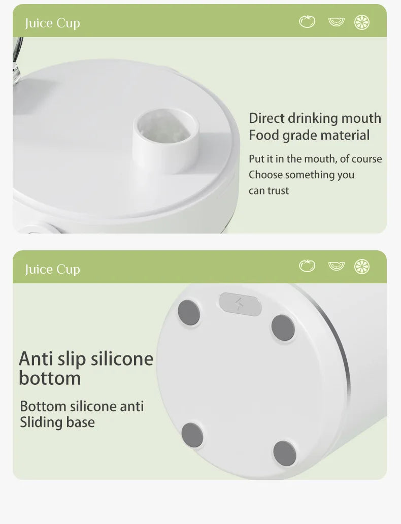 Rechargeable Mini Juicer Cup | Portable Blender for Home & Travel
