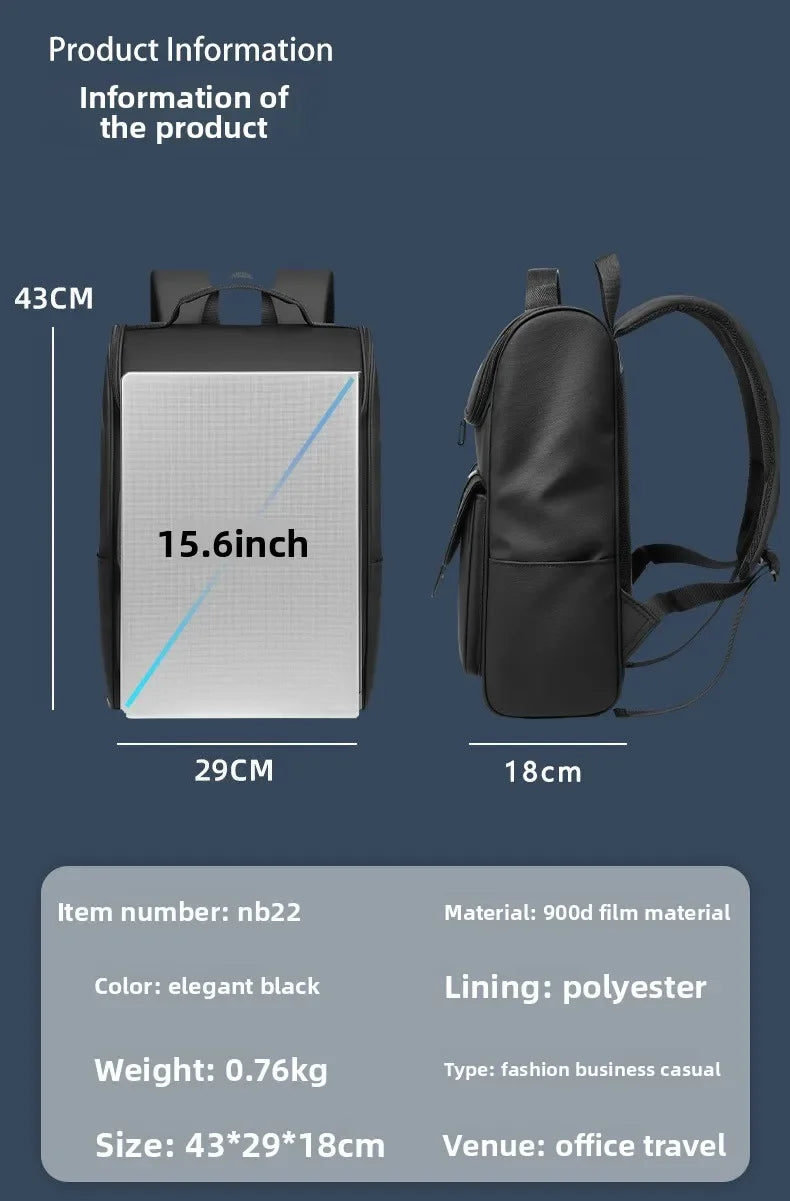 Stylish Unisex Business Backpack | Perfect for School & Travel