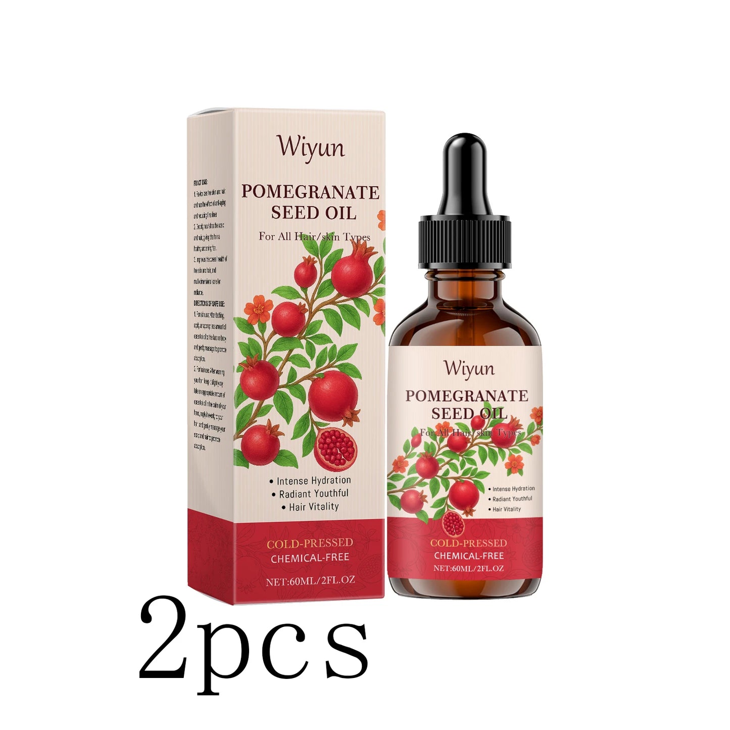 Pomegranate Seed Essential Oil | Deep Moisturizing for Hair & Skin
