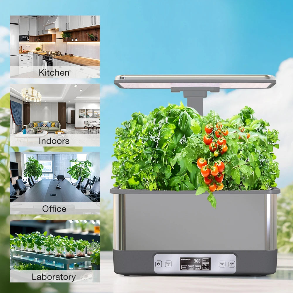 WiFi Hydroponics Growing System | Indoor Garden with LED Lights
