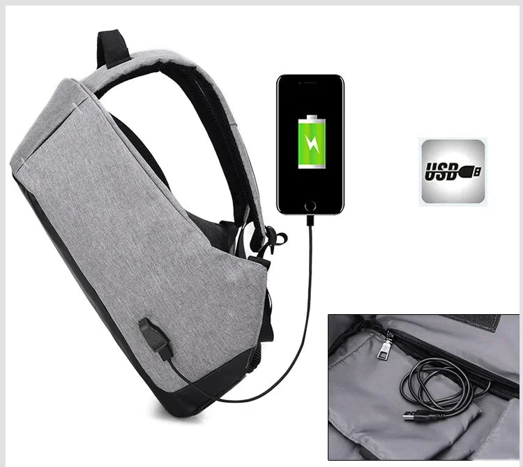 Waterproof Anti-Theft Backpack | Stylish Large Capacity Bag