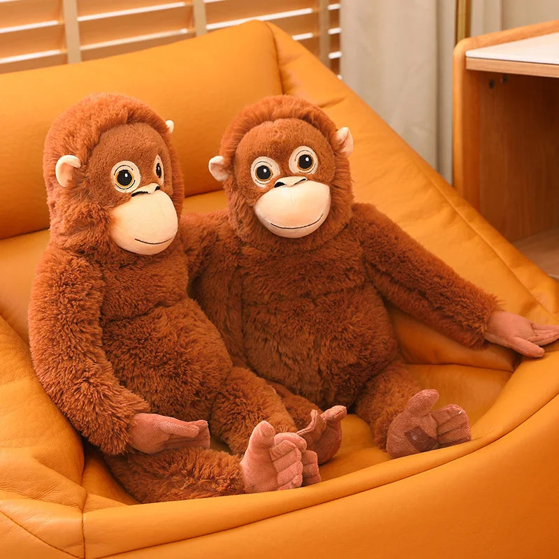 65cm Cartoon Gorilla Plush Toy | Soft Monkey Stuffed Doll