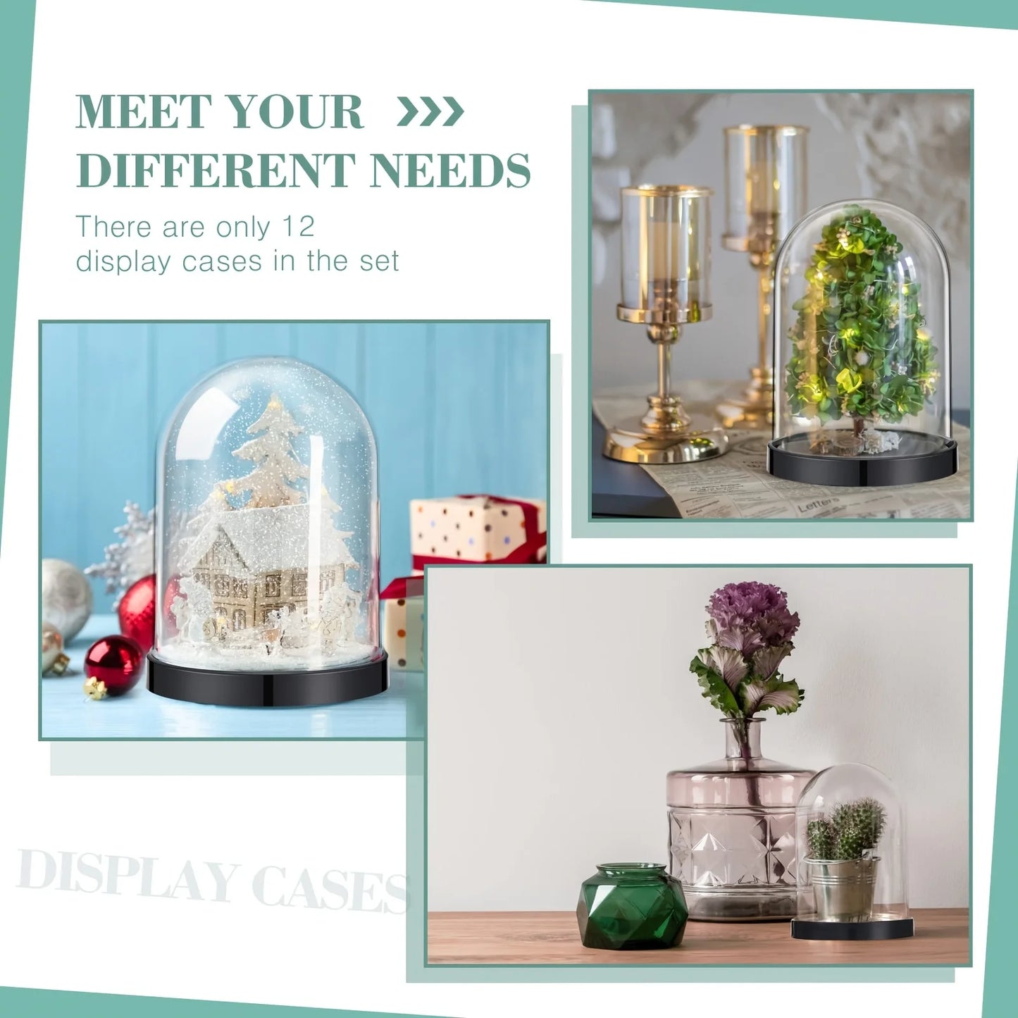 Clear Plastic Dome Cover for Flower Displays | Perfect Decoration