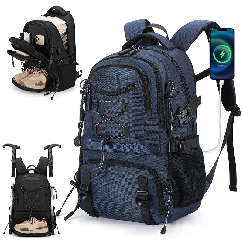 Lightweight USB Climbing Backpack | Ideal for Travel & Hiking