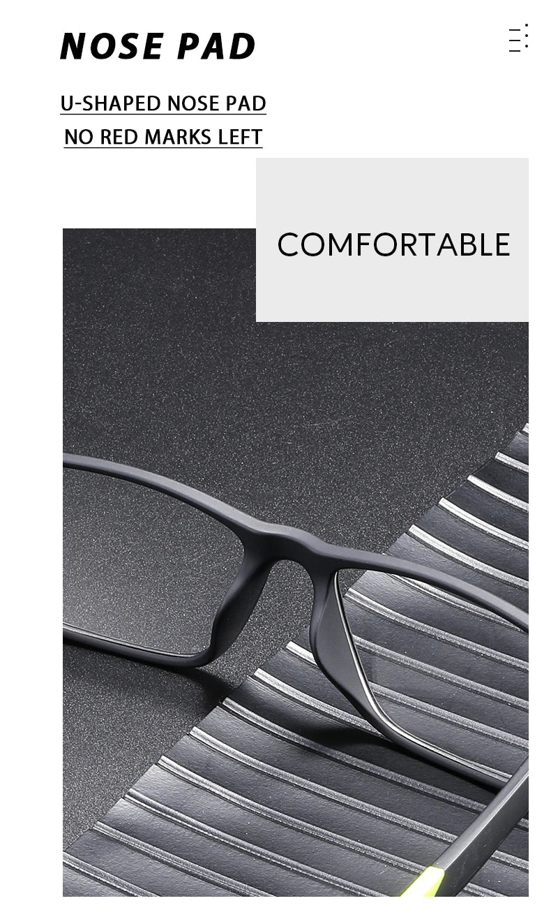 Ultralight Retro Eyeglasses Frames | Stylish Unisex Specs