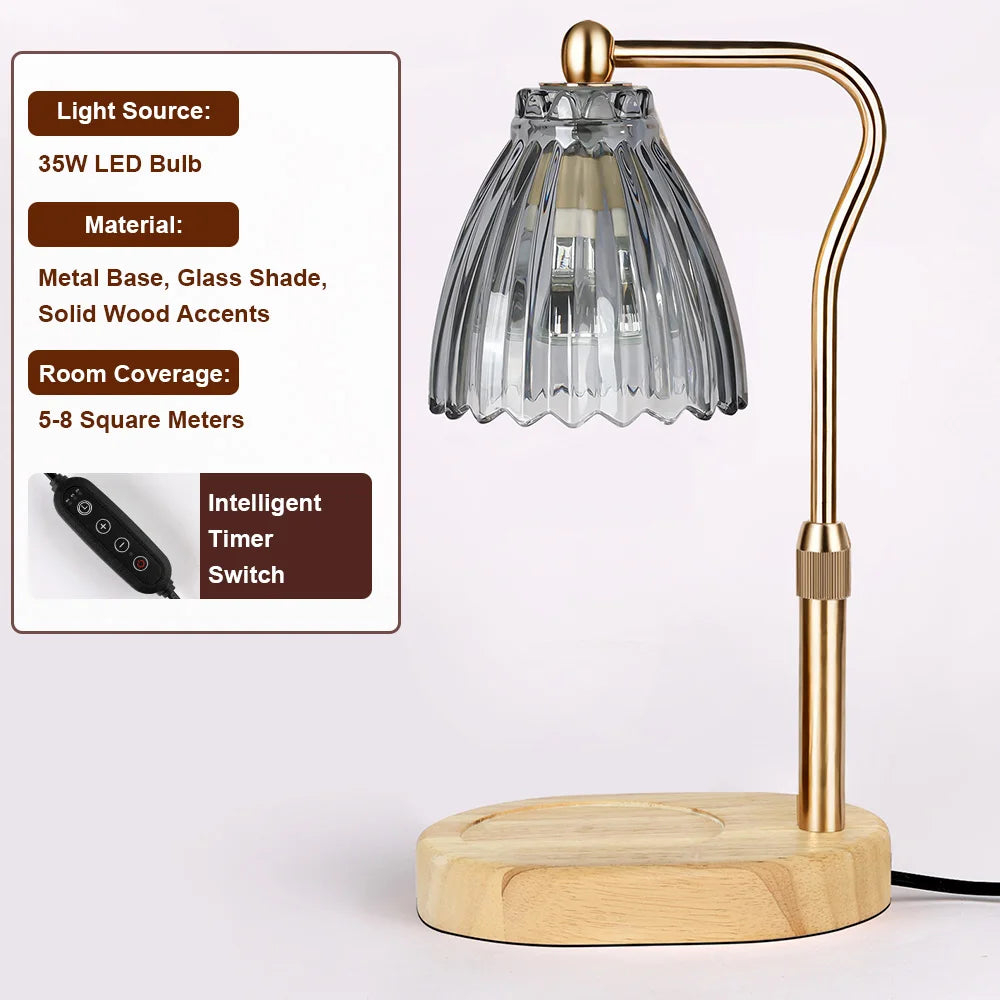 Candle Warmer Lamp with Timer | Aromatherapy Night Light