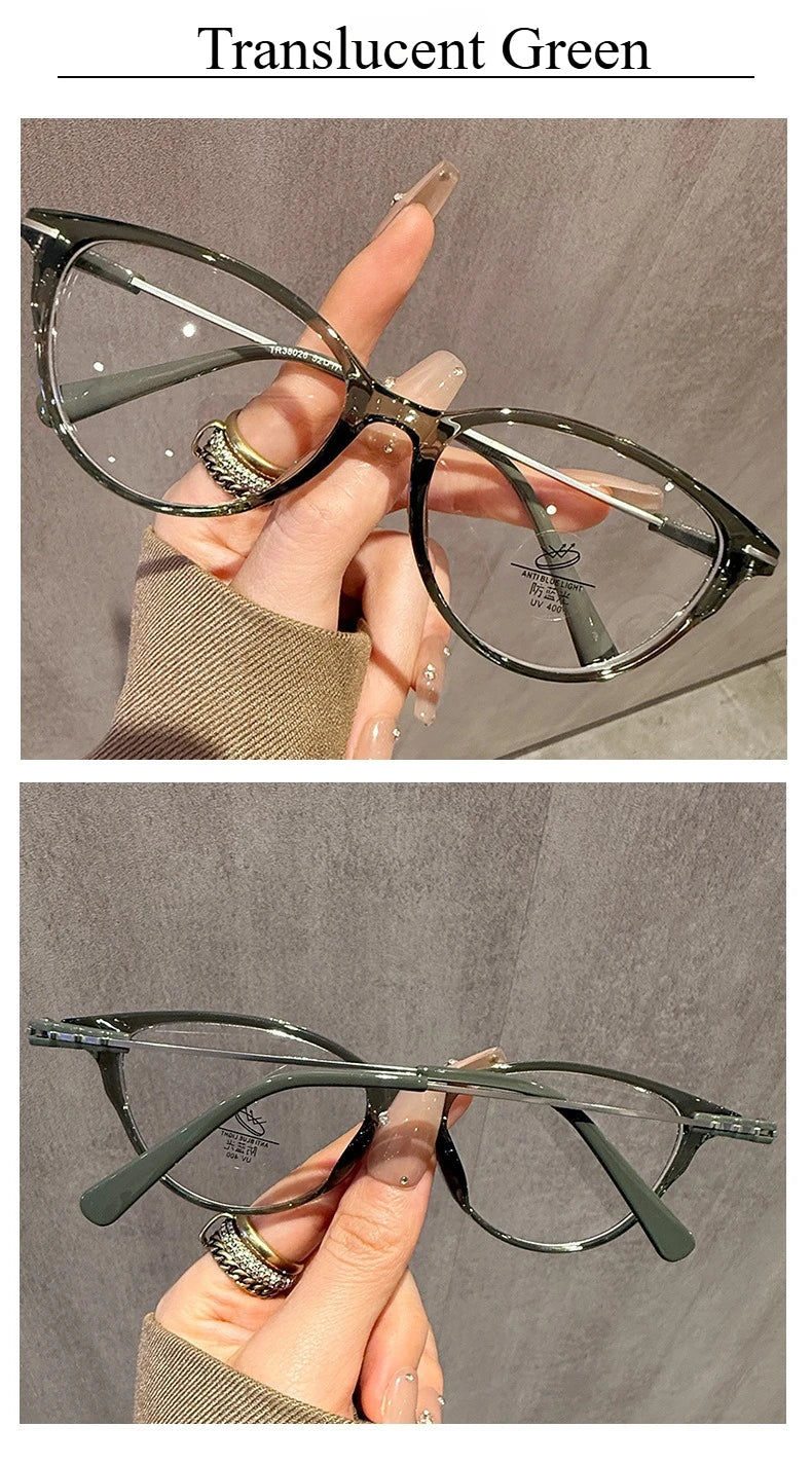 Stylish Women's Cat Eye Anti Blue Light Glasses | Prescription Ready