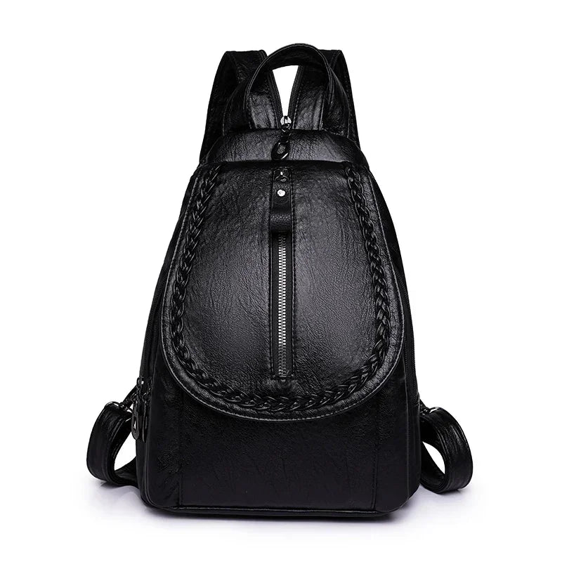 Stylish Women's Leather Backpack | Chic Travel Bag for All Occasions