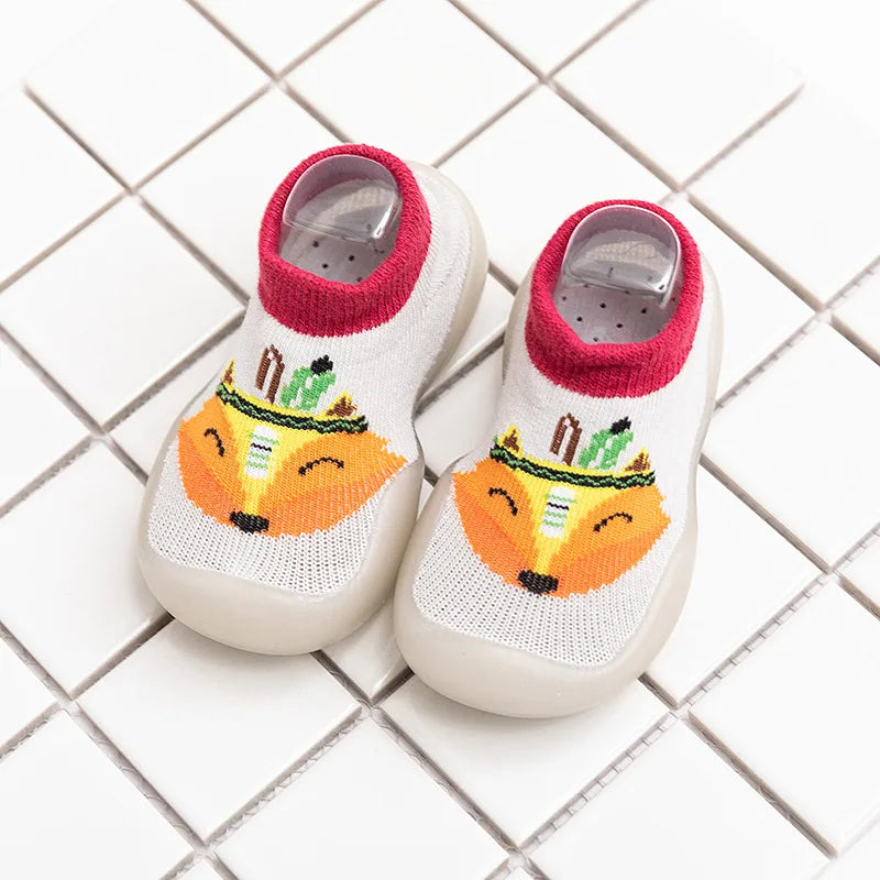 Kids Sock Shoes | Breathable Non-Slip Animal Print Toddler Shoes