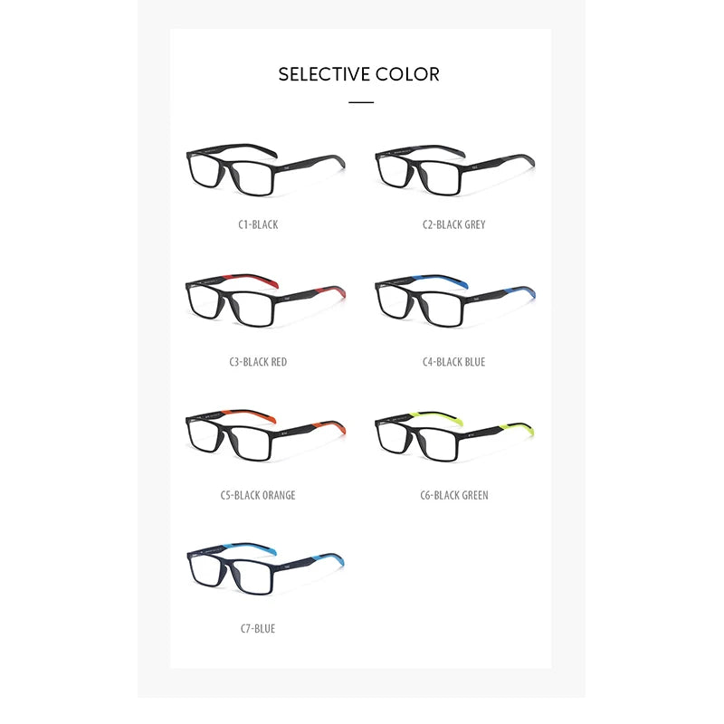 Ultralight Retro Eyeglasses Frames | Stylish Unisex Specs