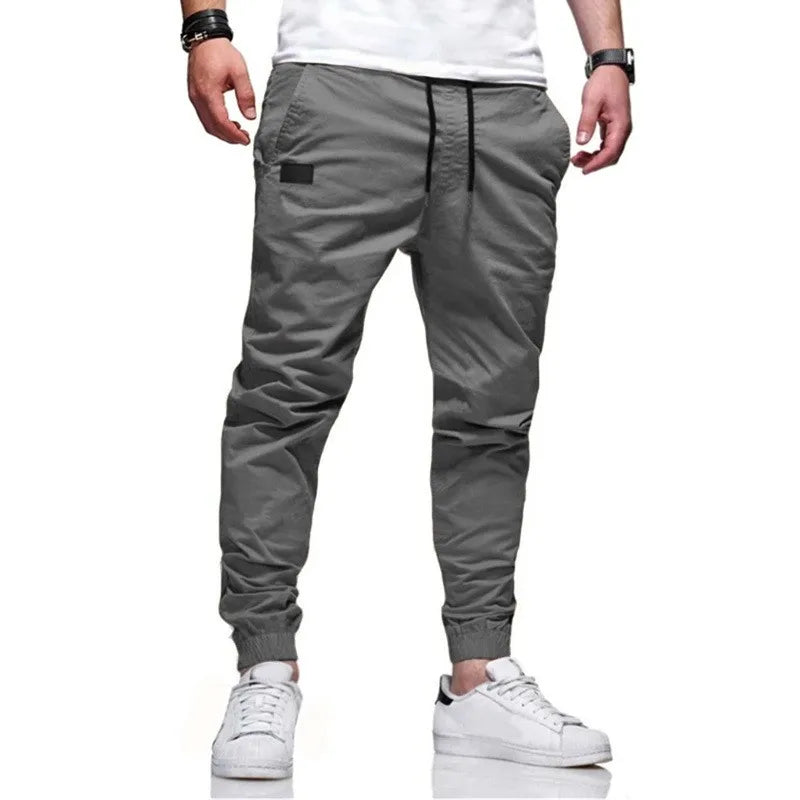 Men's Casual Cargo Sweatpants | Multi-Pocket Jogger Trousers
