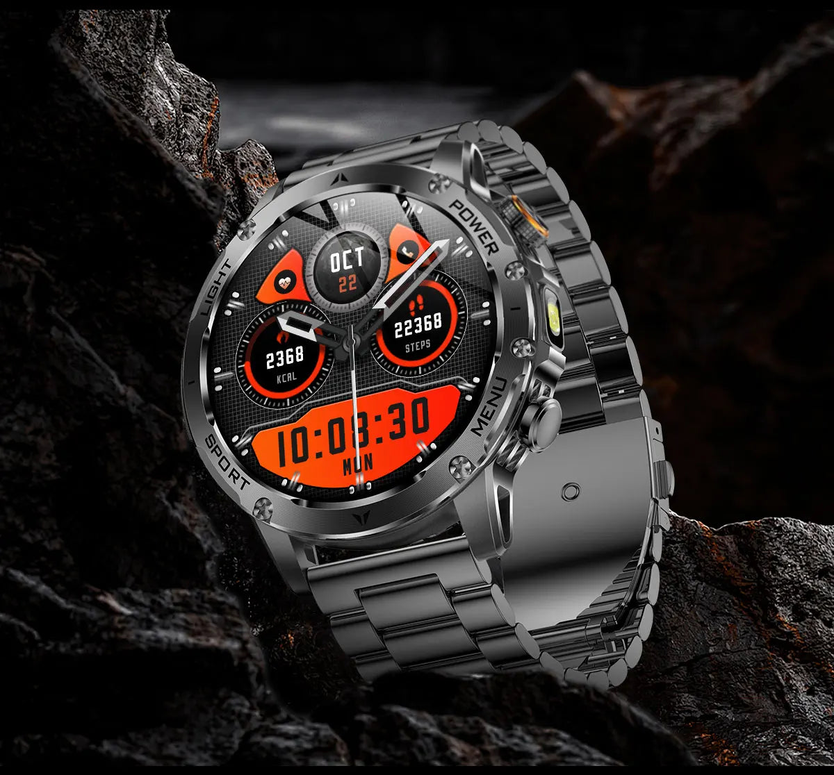 Rugged Military Smart Watch with GPS | Ultimate Fitness Tracker