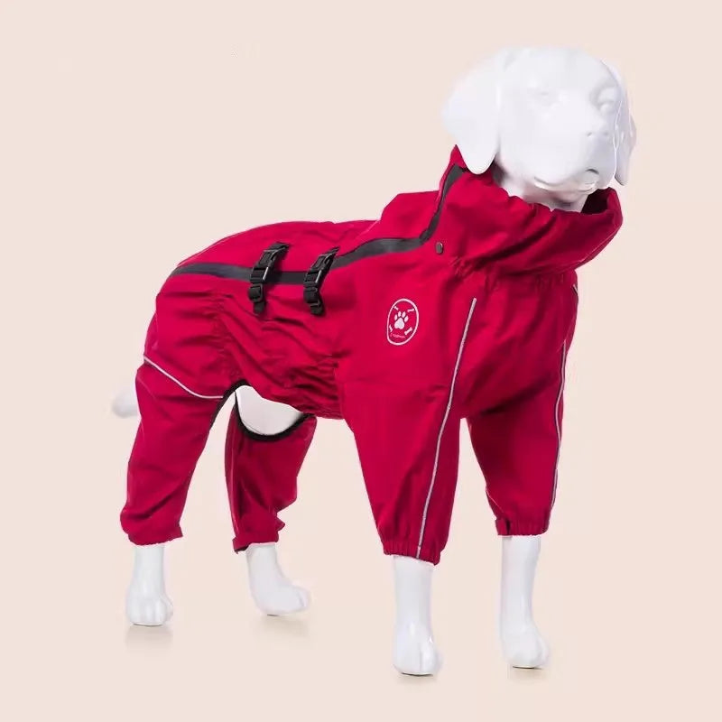 Waterproof Reflective Dog Raincoat | Adjustable Pet Jacket
