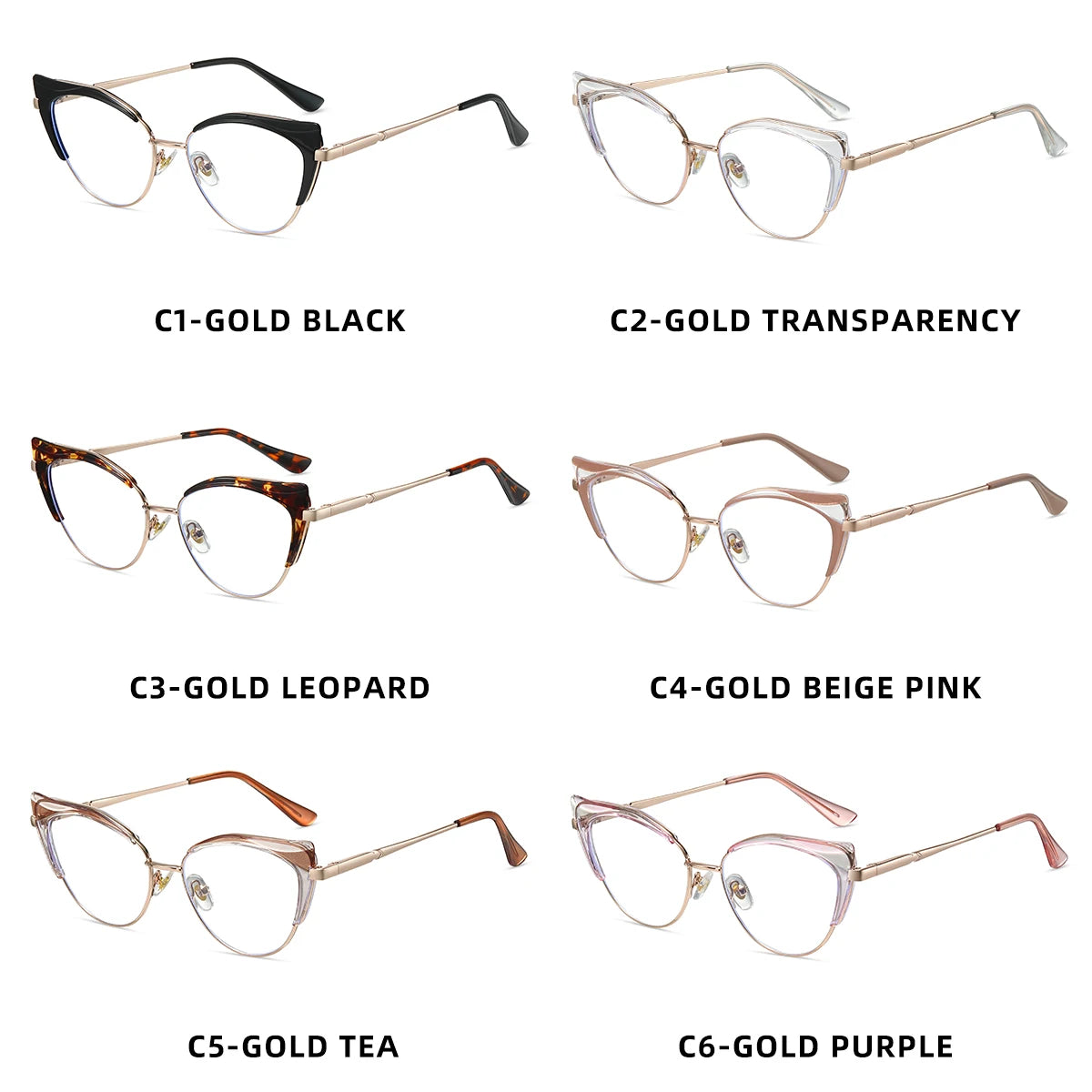 Stylish Women's Cateye Prescription Glasses | Elegant Optical Wear