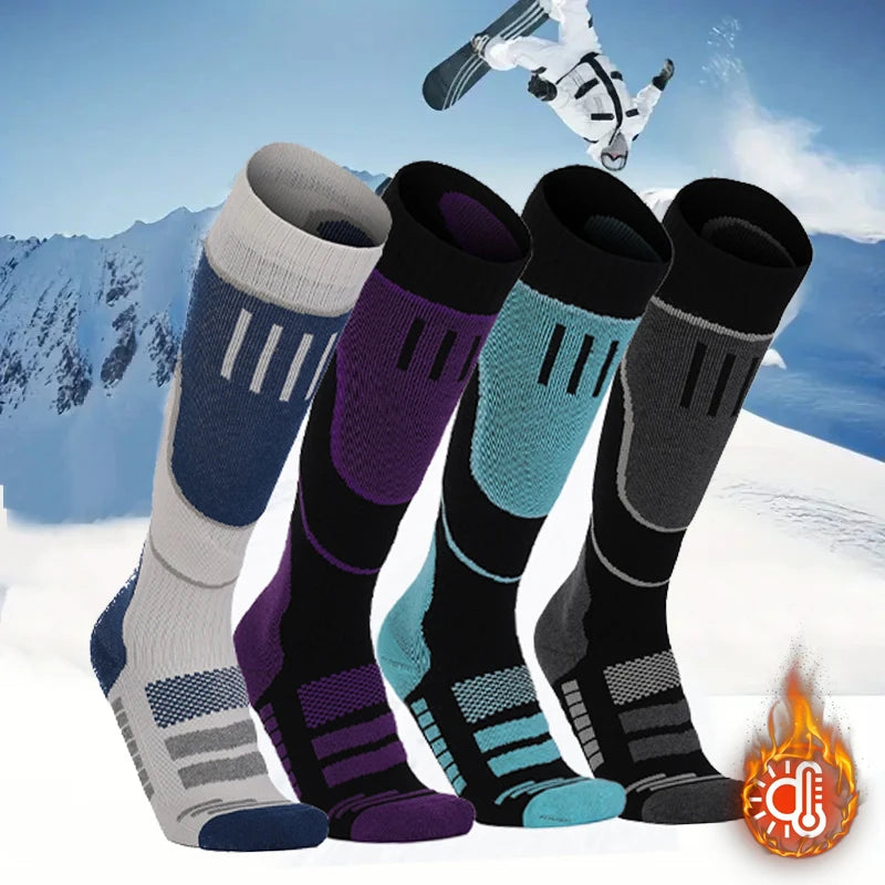 Winter Ski Cold Weather Knee-high Socks for Snow Sports