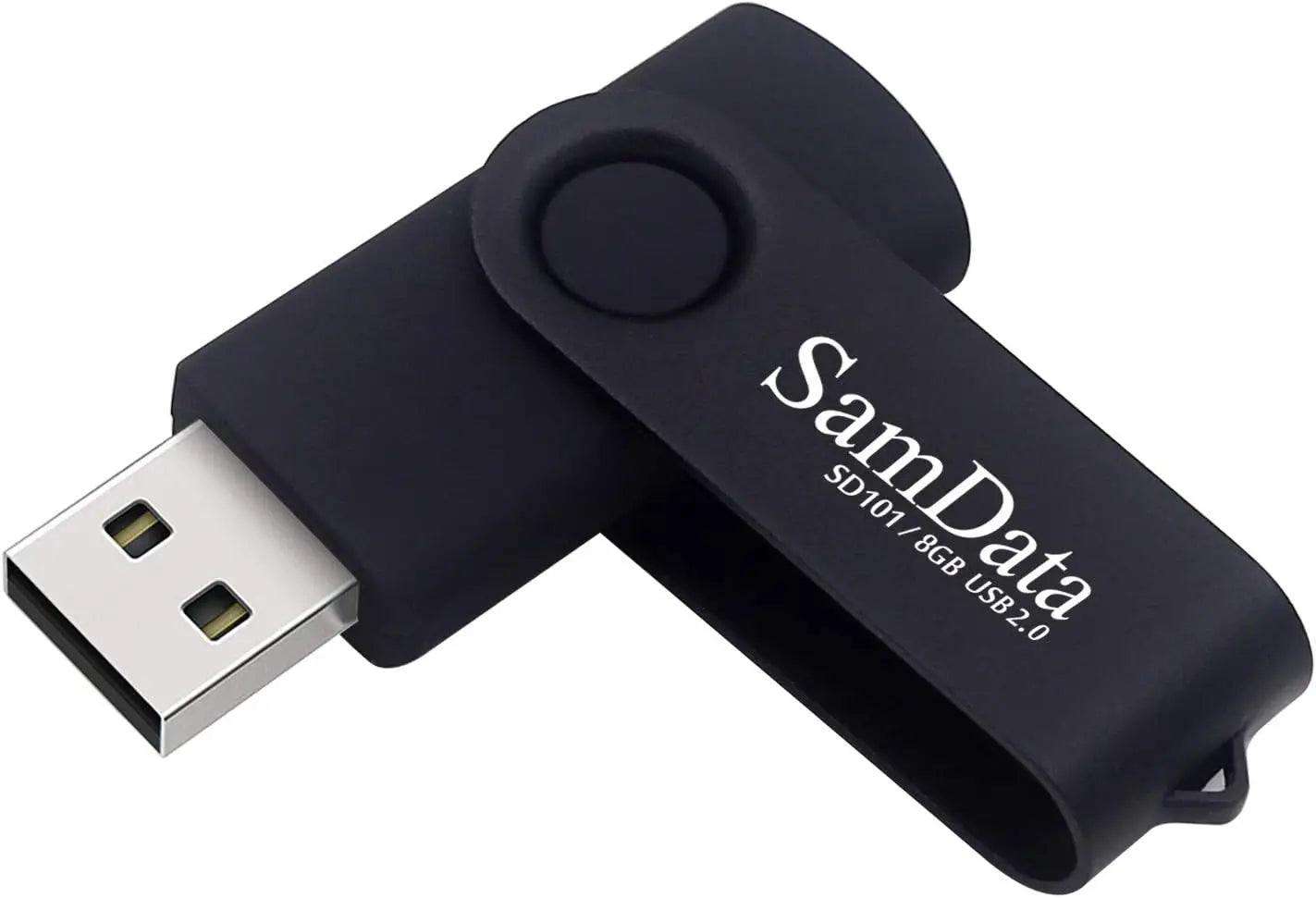 8GB USB Flash Drive with LED Indicator | Swivel Design & Plug & Play