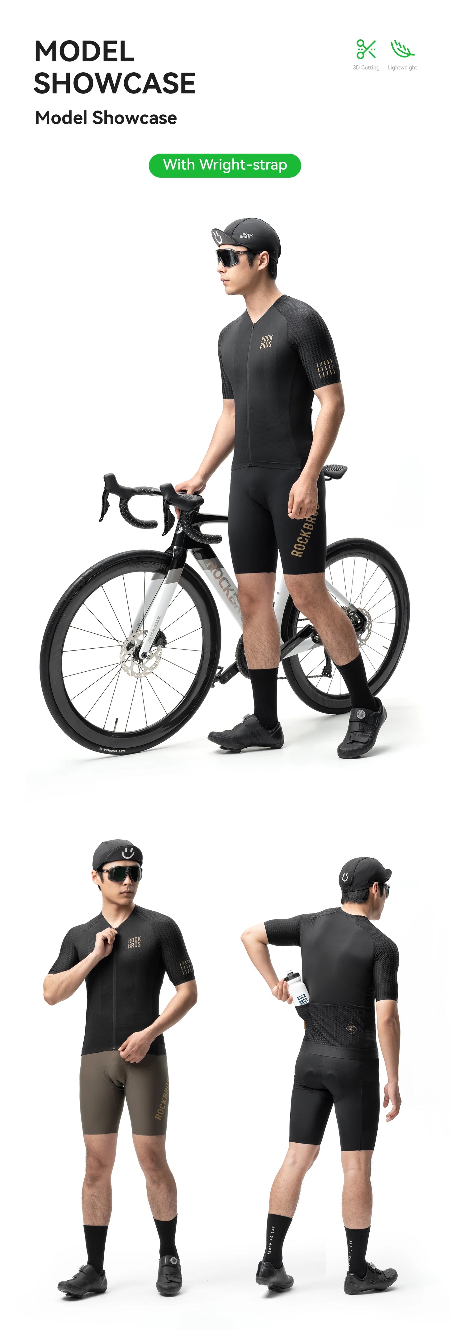 Breathable Short Sleeve Cycling Jersey | Windproof & Reflective Shirt