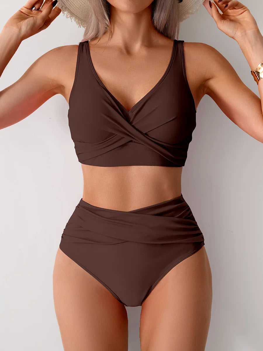 Stylish High Waist Bikini Set for Women | Perfect Beach Swimwear