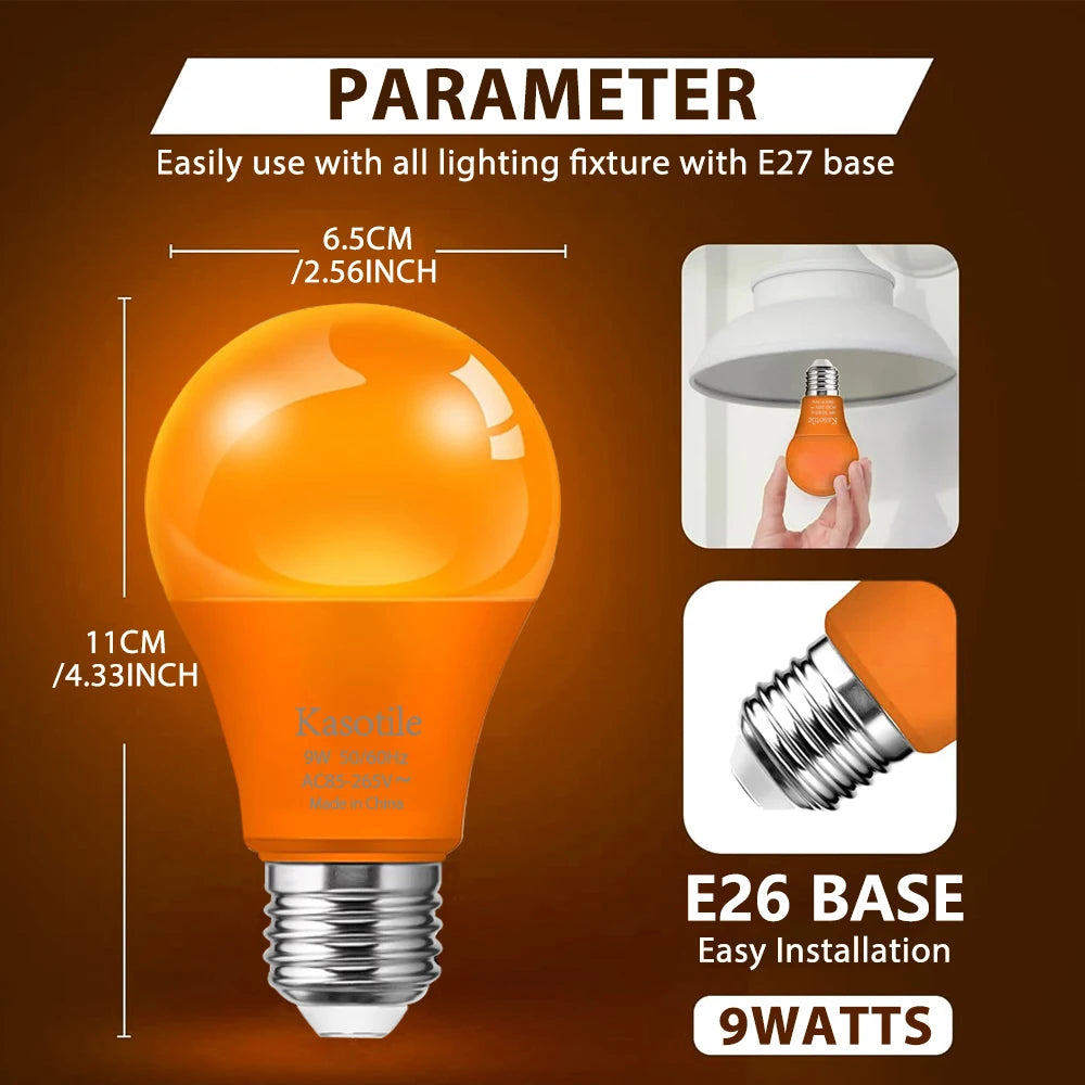 Colorful LED Energy Saving Bulb | 7 Color Options for Every Event