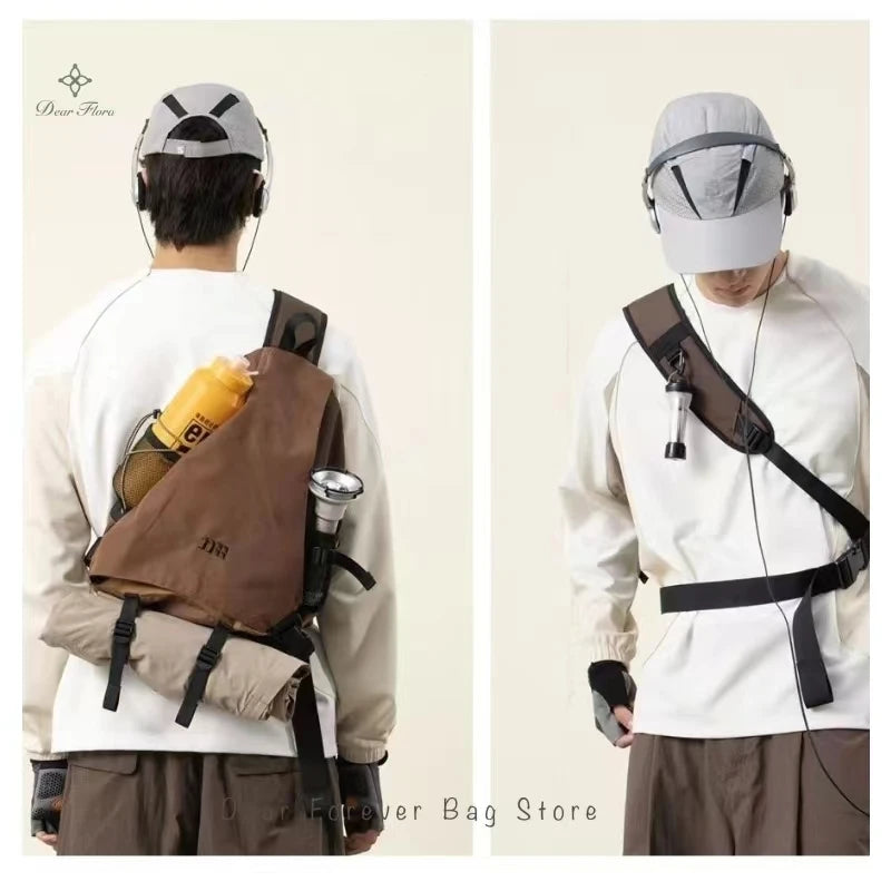 Trendy Portable Nylon Crossbody Bag for Travel & Sports