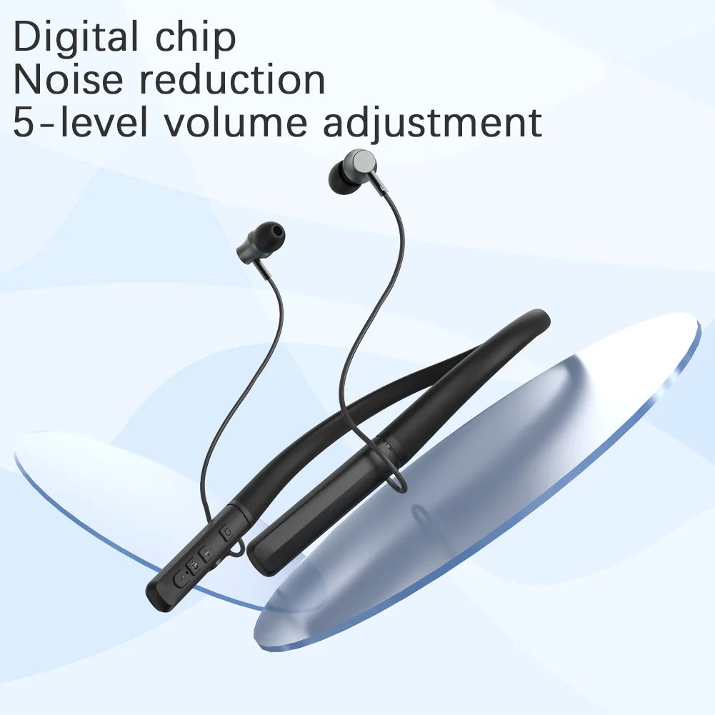 Rechargeable Bluetooth Hearing Aid Headset | Noise Reduction