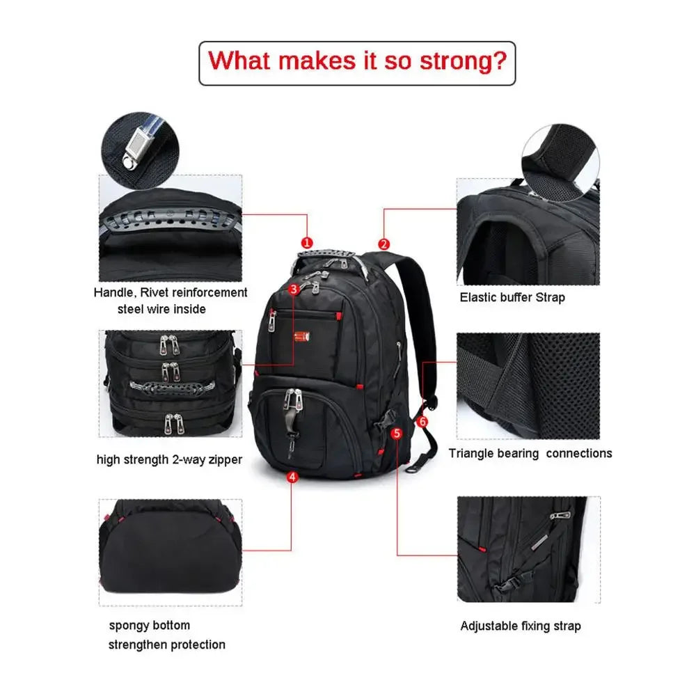 Durable 17 Inch Laptop Backpack | Versatile Travel & College Bag