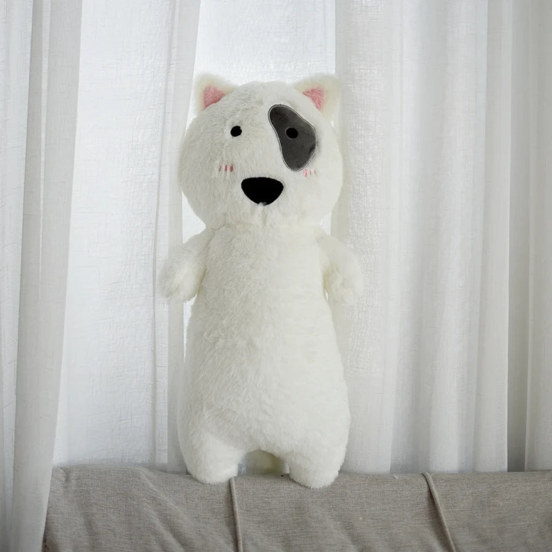 Kawaii Siamese Cat Plush Toy | Long Oblong Nap Pillow for Kids