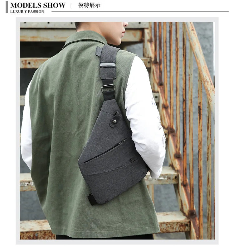 Multifunctional Anti-Theft Crossbody Bag | Waterproof Messenger Bag