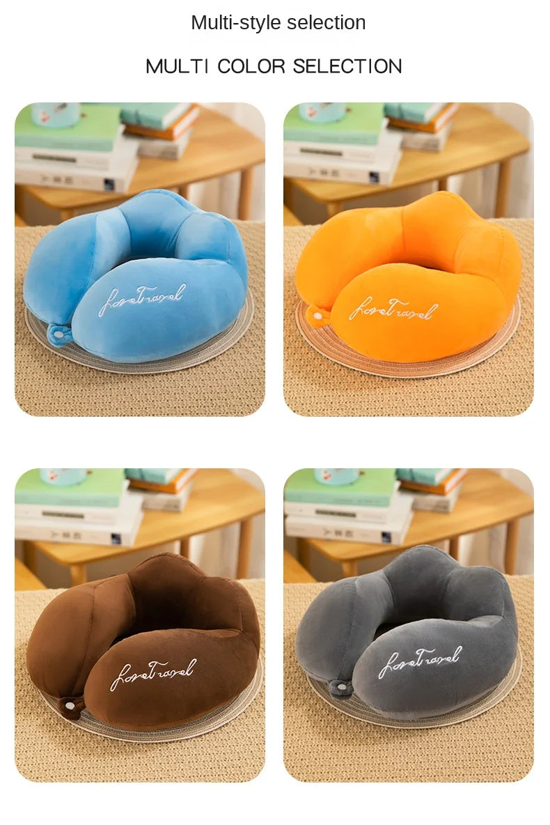 Comfortable U-Shaped Neck Pillow for Travel | Soft Support Cushion