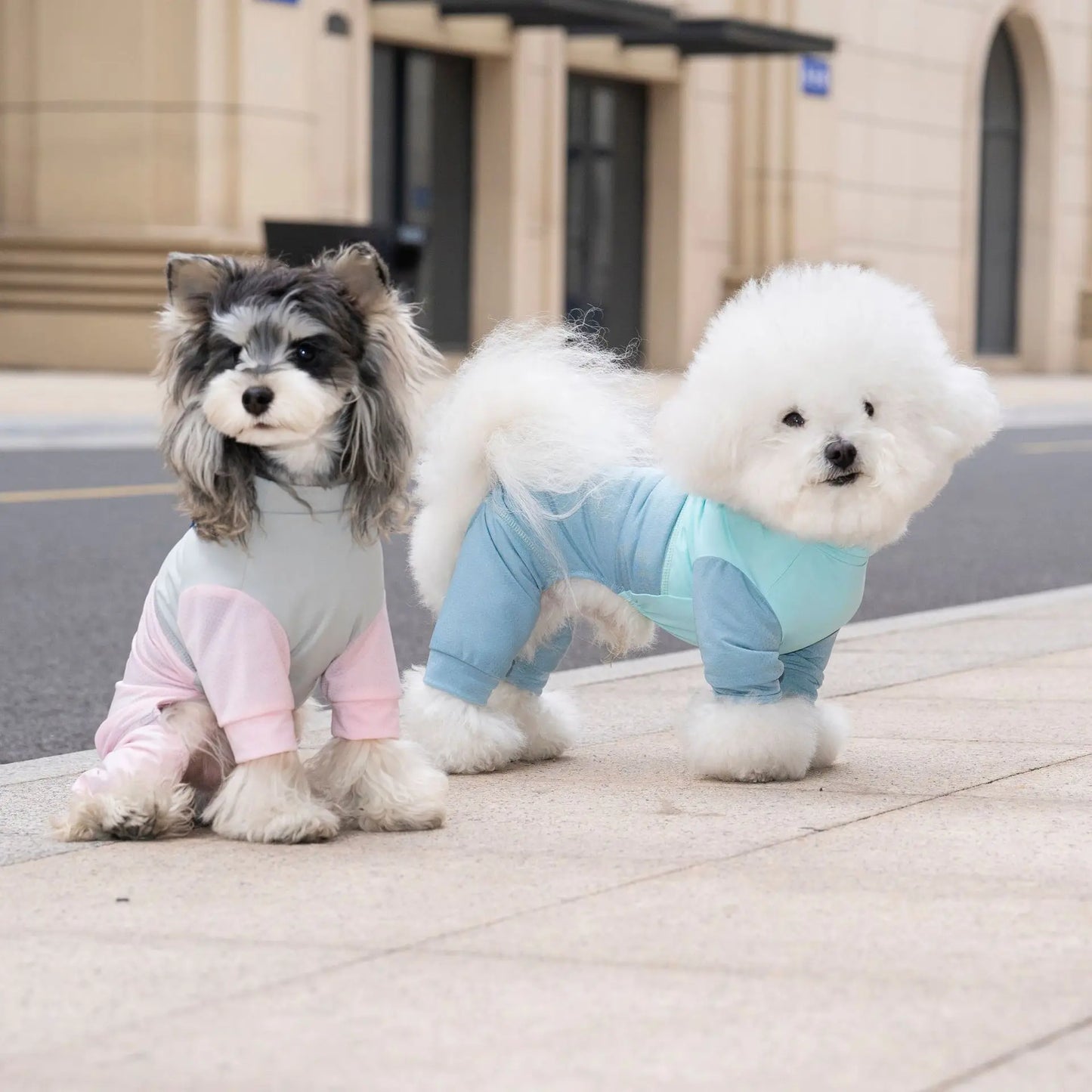Ultra Lightweight Ice Silk Dog Jumpsuit | Breathable Full Body Pajamas