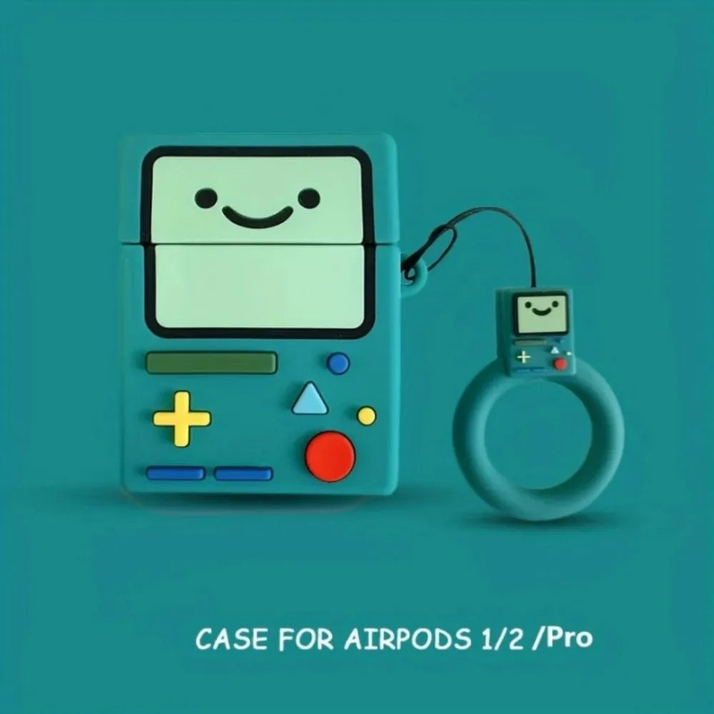 Cartoon Silicone Earphone Case | Anti-Drop Cover for AirPods