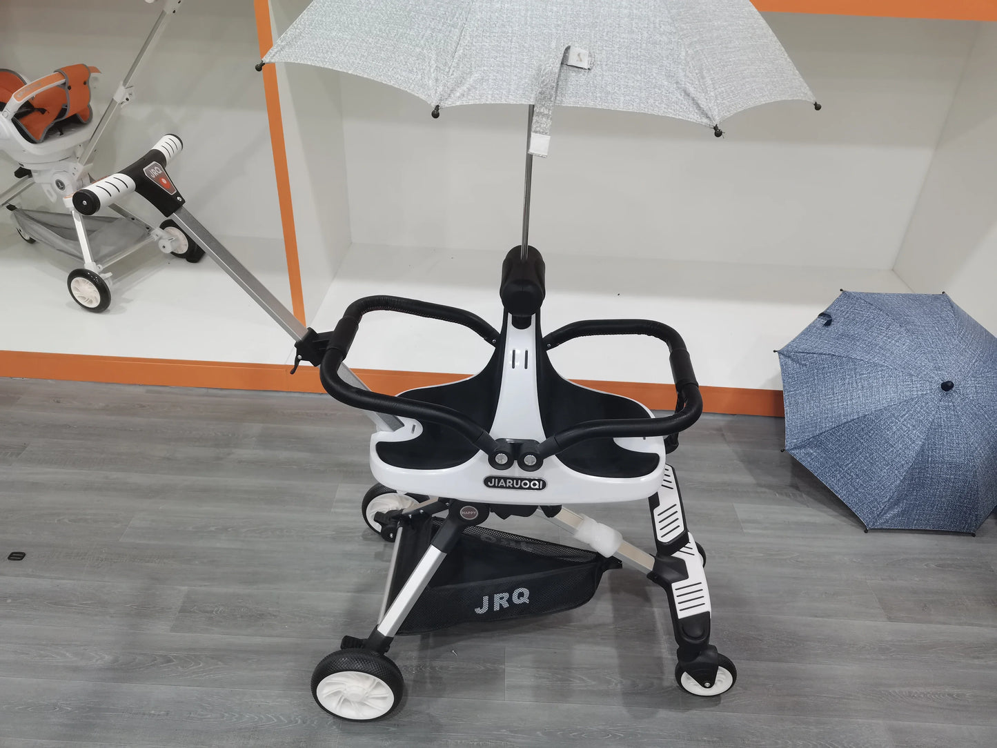 Lightweight Double Stroller with Canopy for Infants & Toddlers