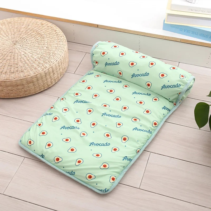 Summer Pet Cooling Mat | Breathable & Washable Ice Pad for Pets