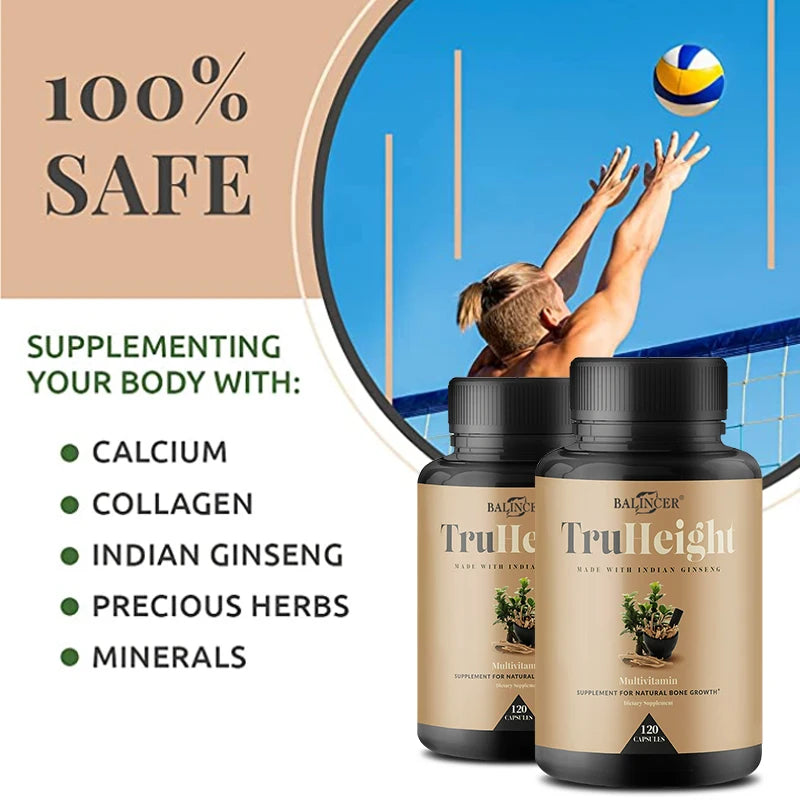 Natural Bone Growth Supplement for Kids & Teens | Strength & Density