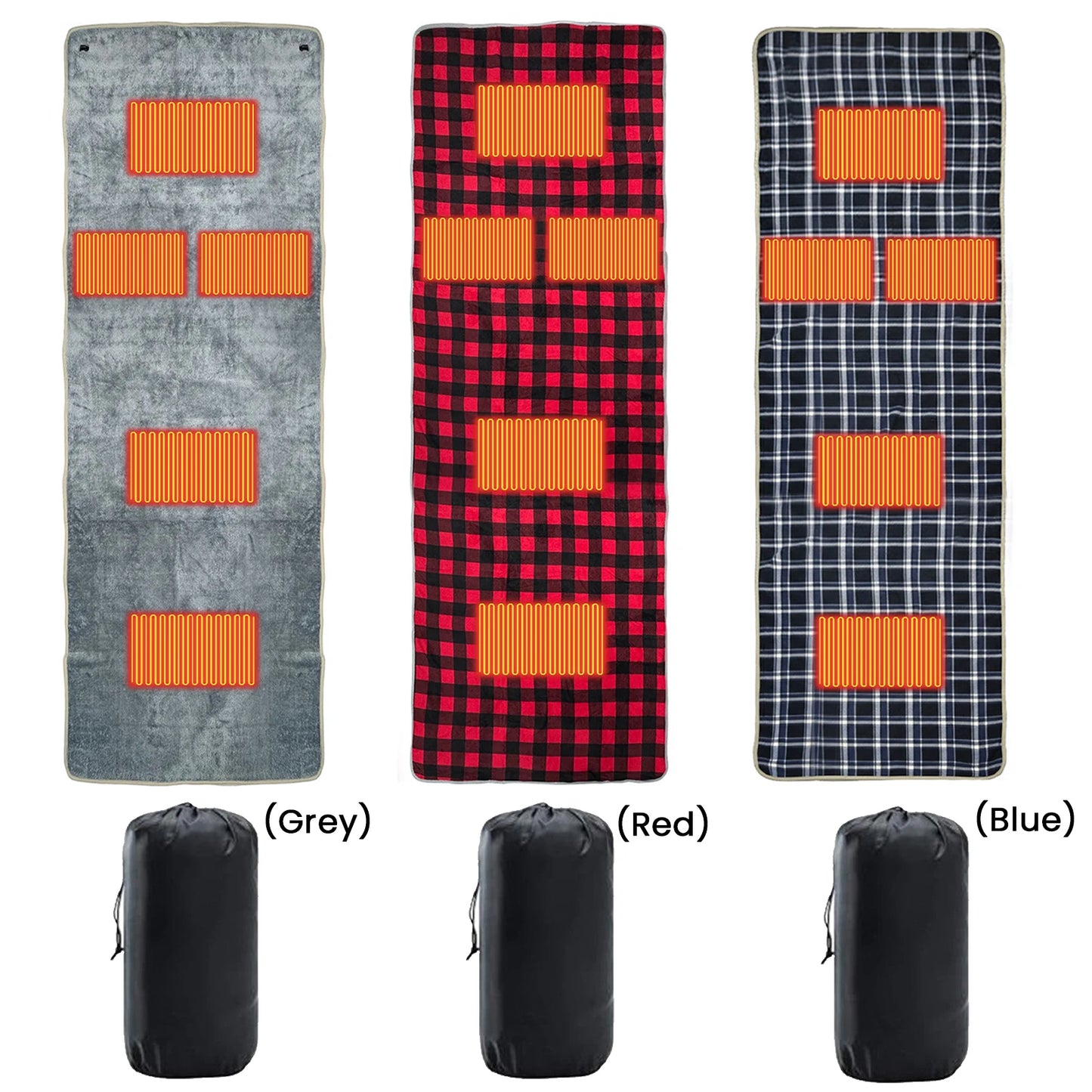 5 Zone USB Heated Sleeping Mat | Warmth for Outdoor Adventures