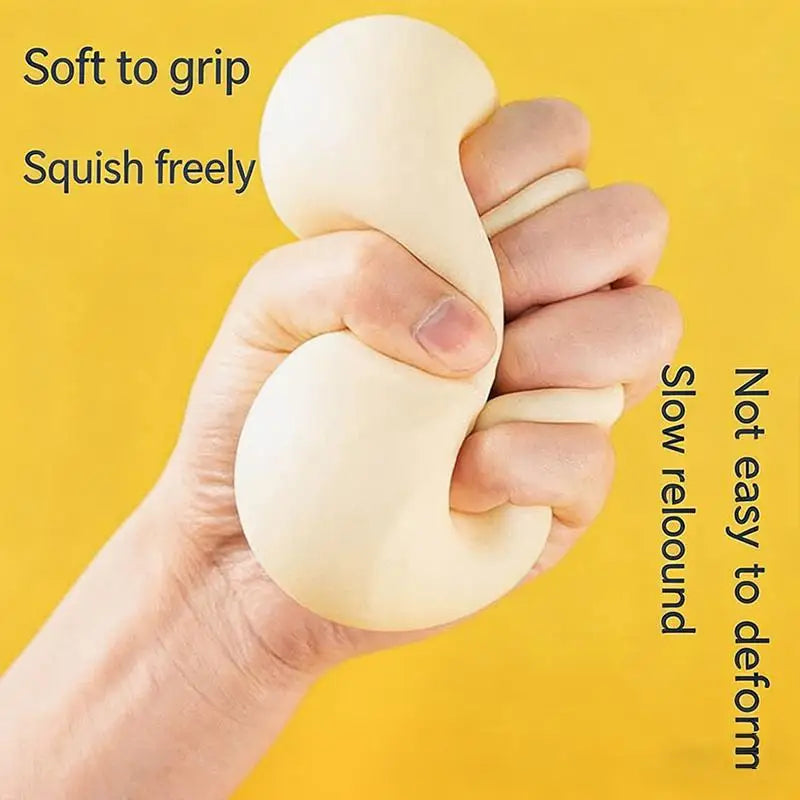 Giant Dumpling Toys Anxiety Relief Fidget Toy Simulation Food Steamed Stuffed Bun Soft Squeeze Decompression Dough Toy