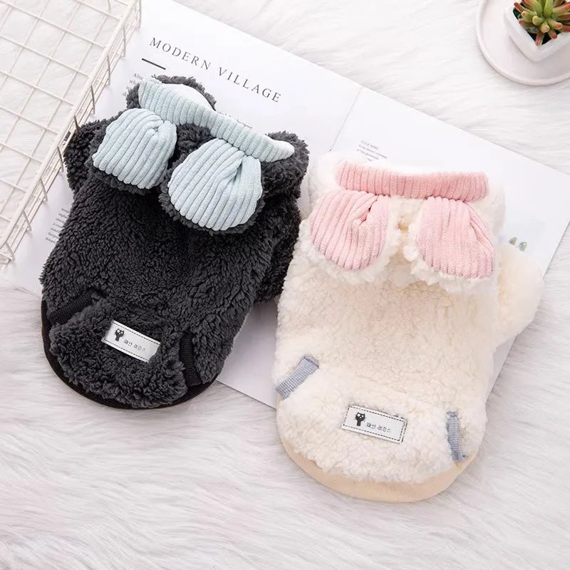 Thickened Fluffy Cotton Coat for Kittens | Warm Winter Jacket