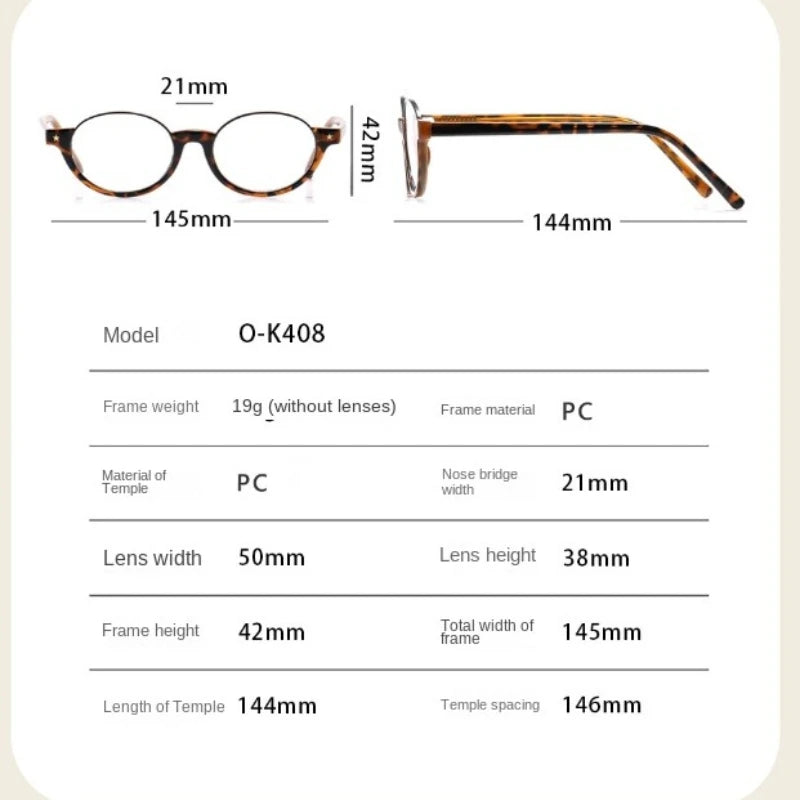 Antique-Inspired Oval Glasses | Vintage Blue Light Eyewear
