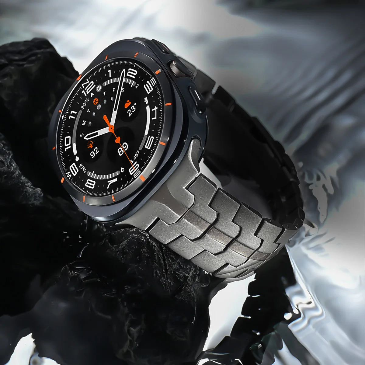 Luxury Titanium Band for Galaxy Watch Ultra 47mm | Metal Bracelet