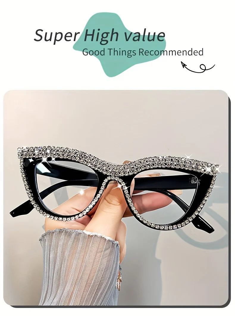 Elegant Cat Eye Reading Glasses | Blue Light Blocking Design