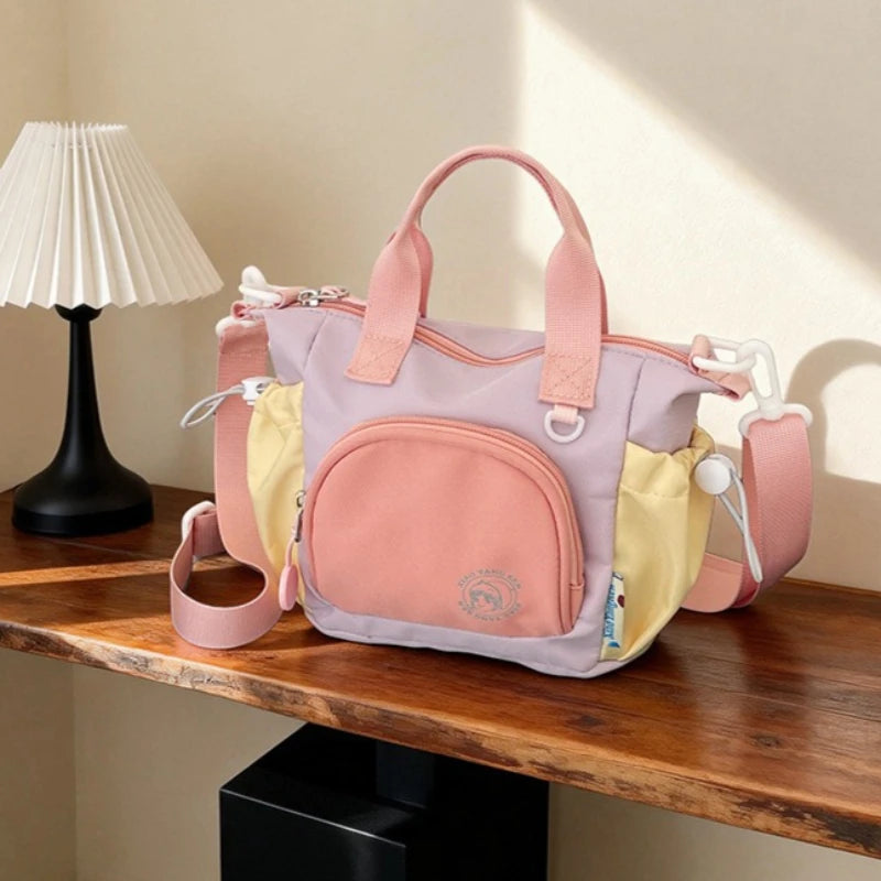 Elegante Bolso de Hombro Color Block | Bandolera Versátil para Mujer