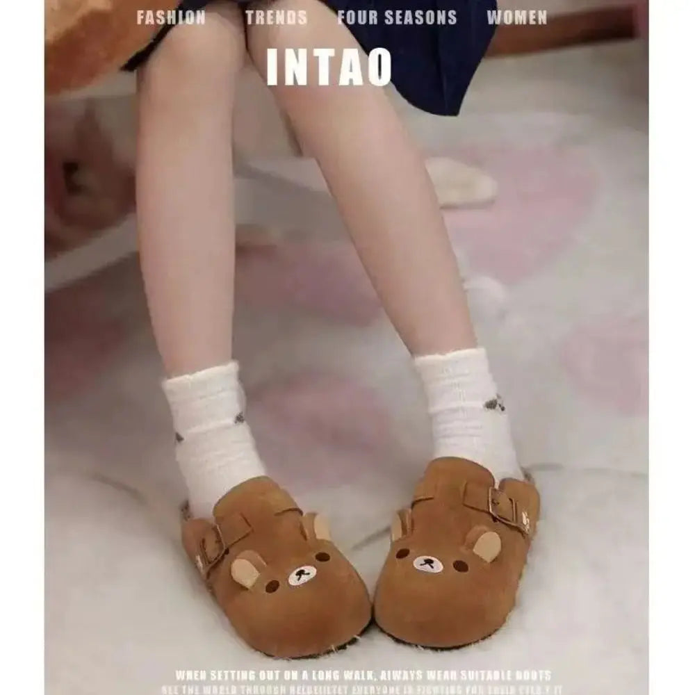 Cute Cartoon Women’s Thick Sole Slippers | Cozy Indoor Footwear